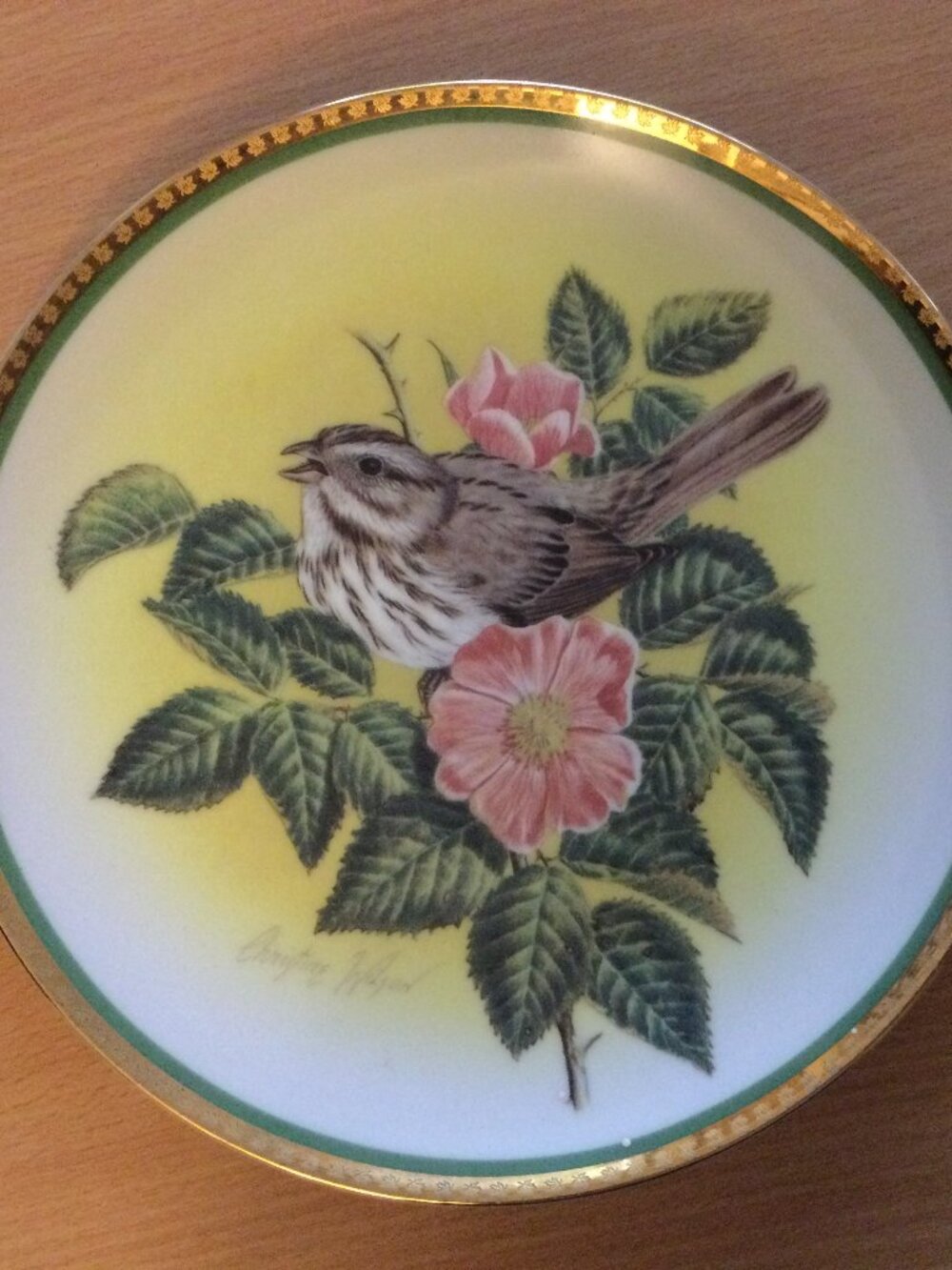 The Collection Artisan Wild rose of Alberta- Provincial Flowers of Canada 8/2500